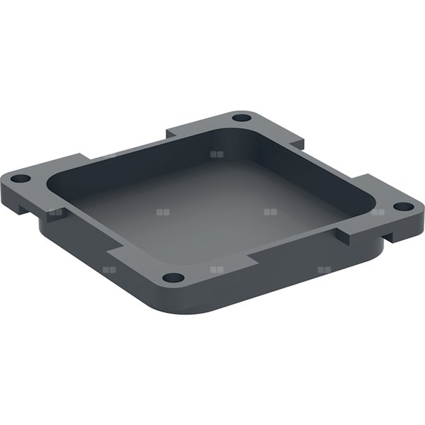 Zaślepka do gniazdka elektrycznego, do szafki z lustrem Geberit ONE (od roku produkcji 2021): Czarny mat