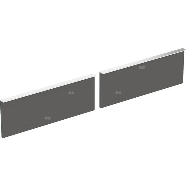 Zestaw frontów szuflad do szafki pod umywalkę podwójną GEBERIT iCon, kol. lava szer.1200 mm