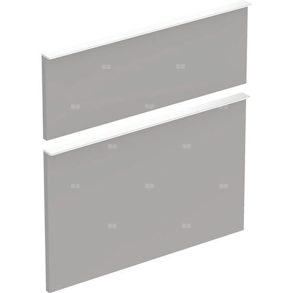 Zestaw frontów szuflad do dolnej szafki pod umywalkę GEBERIT iCon, kol. platynowy szer.600 mm