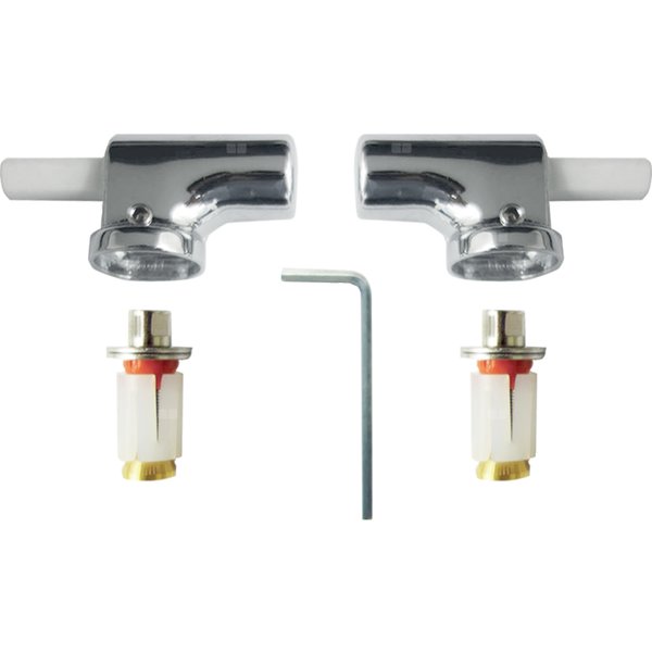 Zestaw zawiasów Geberit do deski sedesowej, wolne opadanie