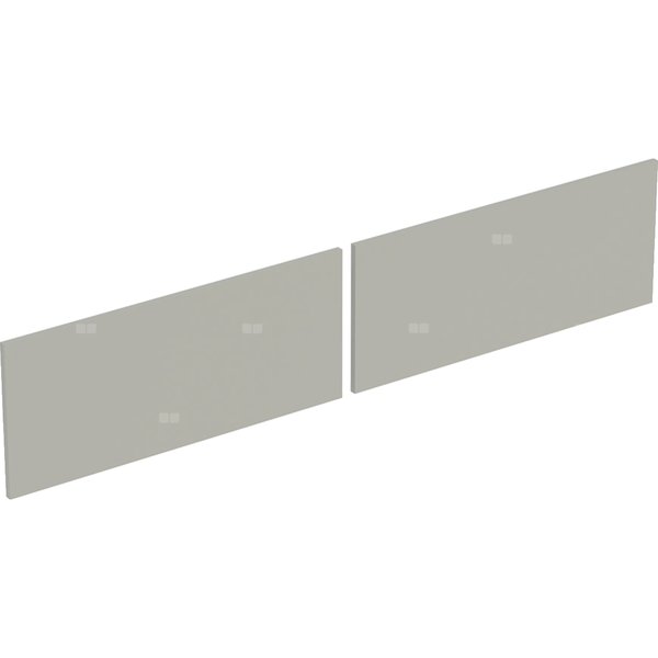 Zestaw frontów szuflad do dolnej szafki pod umywalkę GEBERIT, kol. szary szer.1600 mm