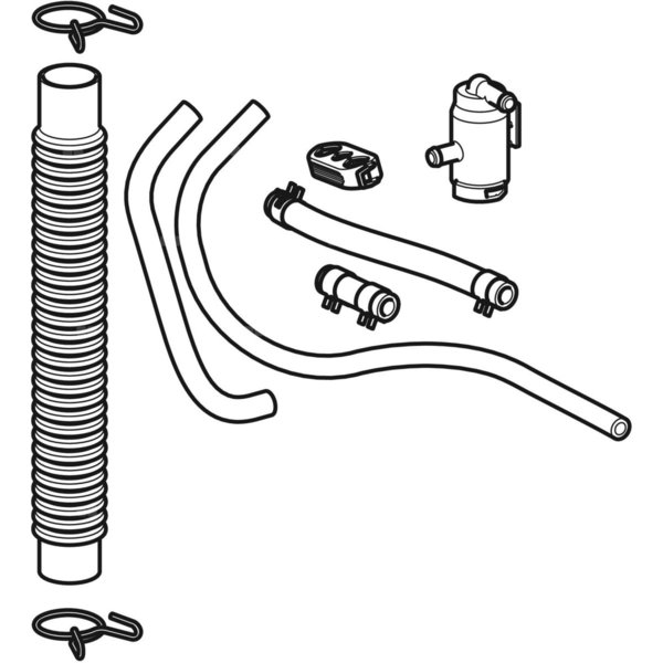 Zestaw wężyków do Geberit AquaClean Mera