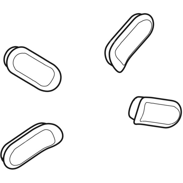 Zestaw odbojników Geberit do siedziska (4 szt.)