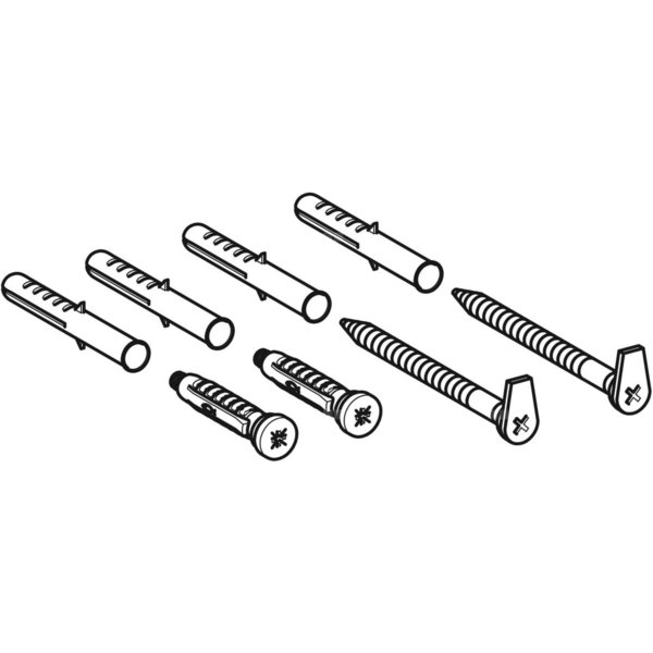 Zestaw haczyków mocujących i śrub Geberit (2 szt.)