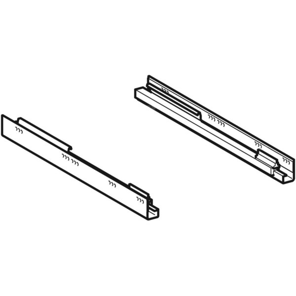 Zestaw szyn do szuflady Keramag do taboretu