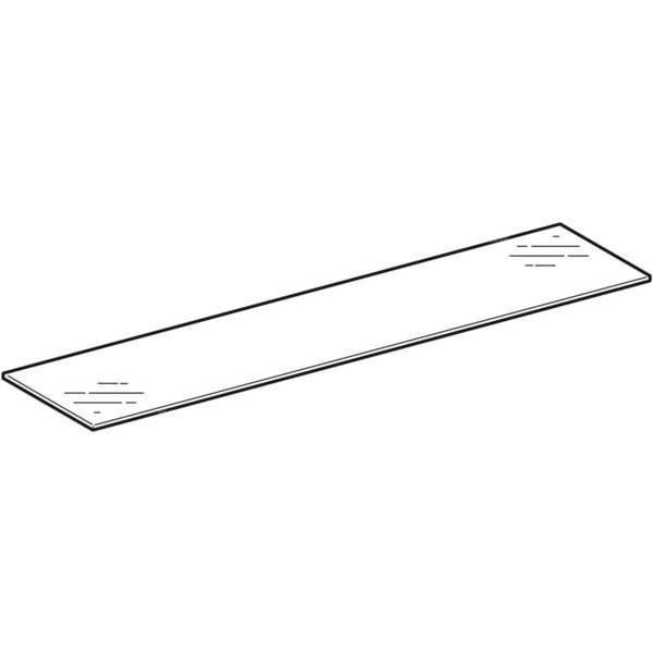 Szklana półka Geberit do szafki z lustrem Option Basic: B=50cm