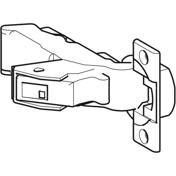 Zawias drzwiowy Geberit Smyle Square