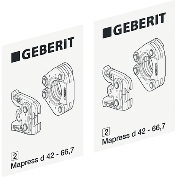 Naklejka identyfikacyjna - opaska zaciskowa Mapress d42-66.7 (2) zest.-2