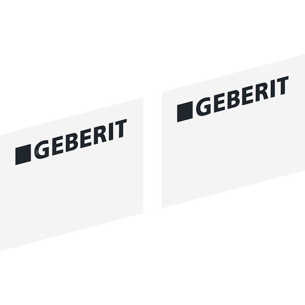 Naklejka identyfikacyjna - logo Geberit (zestaw 2 szt)