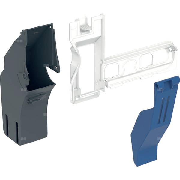 Pojemnik wiszący Geberit z kanałem, do przycisku uruchamiającego Sigma40