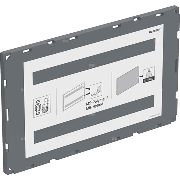 Płytka nośna Geberit do płyty przykrywającej Sigma, zlicowana z powierzchnią ściany