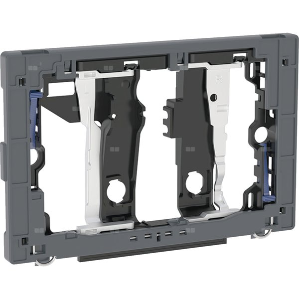 Rama mocująca z mechanizmem przechyłu, do pojemnika na wkład Geberit DuoFresh: Szary antracytowy RAL 7016