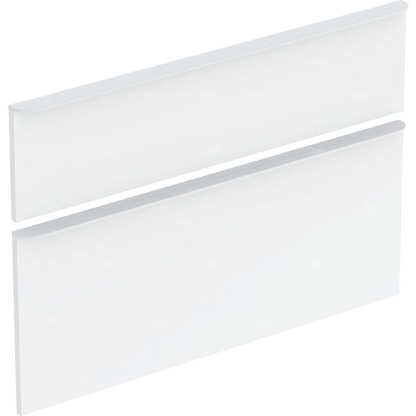 Zestaw frontów szuflad do szafki pod umywalkę GEBERIT, kol. biały wysoki połysk szer.900 mm