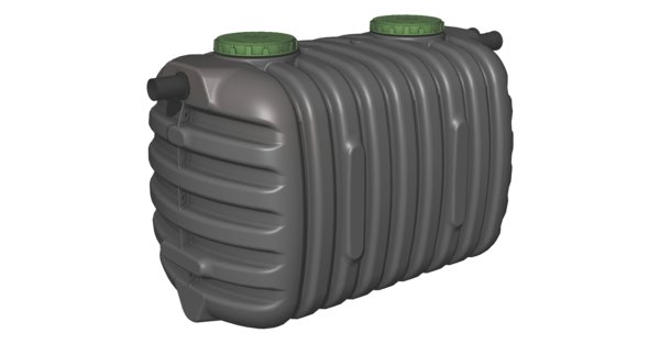Epureco4 2100L osadnik z filtrem - przydomowa oczyszczalnia drenażowa dla 4 RLM, tworzywowa oczyszczalnia mechaniczna , plastikowa oczyszczalnia ekologiczna , drenażówka , bez systemu rozsączania , goły zbiornik bez zestawu , przepływówka , osadnik