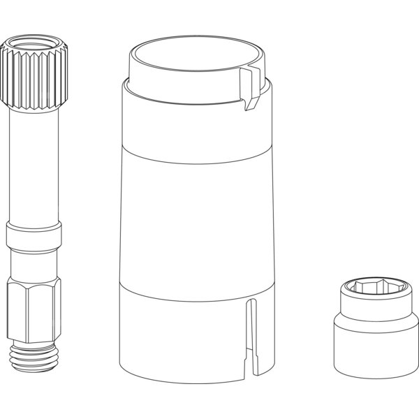 Przedłużenie pokrętła nastawczego do STAF* 65-150