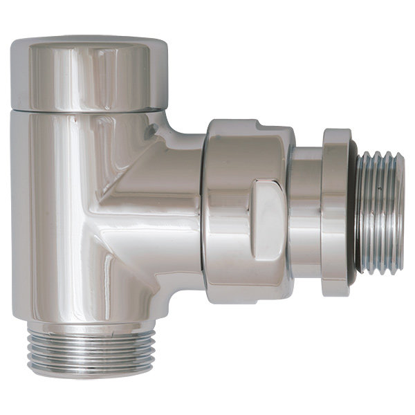 Zawór powrotny C.O. HERZ DE LUXE kątowy GZ / GZ 1/2'' x M 22 x 1,5