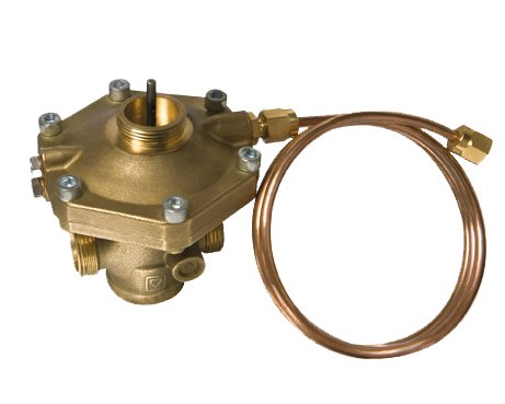 Regulator ciśnienia różnicowego HERZ 4002 FIX TS, mosiądz DN 15, zakres przepł. 23 kPa