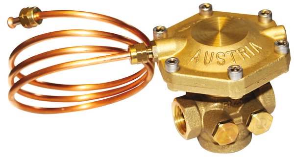 Regulator ciśnienia różnicowego HERZ 4002 FIX, mosiądz DN 20, zakres przepł. 23 kPa