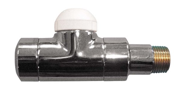 Zawór grzejnikowy termostatyczny HERZ TS-90 DE LUXE prosty, połączenie 1/2'' (chrom)
