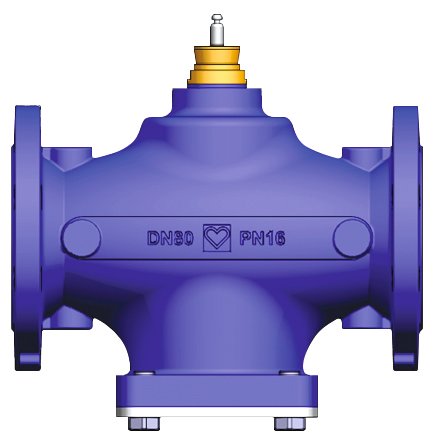 Zawór regulacyjny dwudrożny HERZ 4035, DN 150 x DN 150 (kołnierz x kołnierz), PN25, Kvs: 330 m3/h