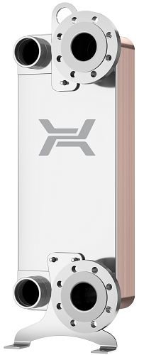 Wymiennik płytowy lutowany RD235-100-DN80.SS 2x DN80 kołnierz SS 2x ID 76,3mm