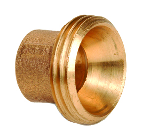 Część śrubunku ze stożkiem IBP 4380, brąz, 12 mm x 3/4'' (ML x GZ)