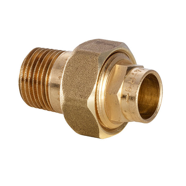 Śrubunek prosty IBP 4331 R, brąz, 76 mm x 2 1/2'' (ML x GZ) z uszczelką