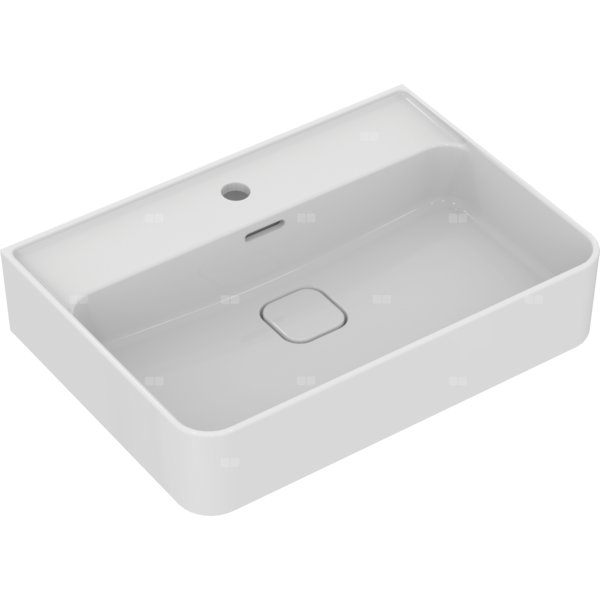 STRADA II Umywalka 60 WHT IP 1TH GRINDED