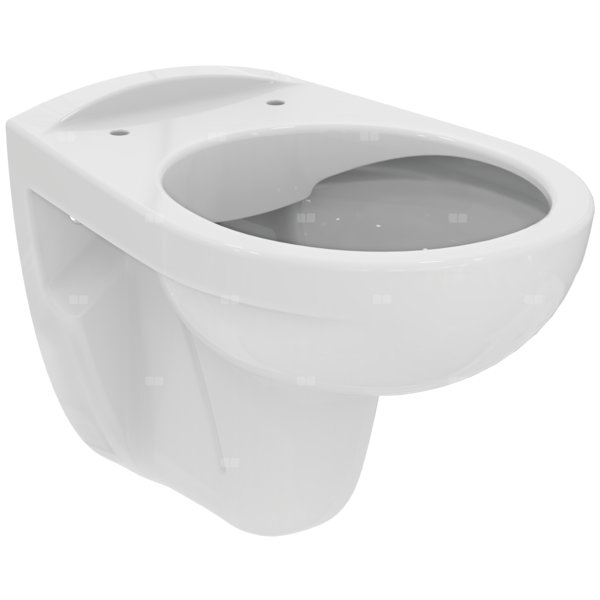 Miska WC wisząca IDEAL STANDARD EUROVIT porcelana szklista biała bez kołnierza wewnętrznego