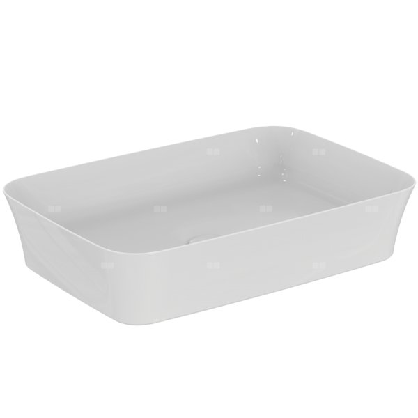 IPALYSS Umywalka 55x38 WHT IP RECT NOFNTH