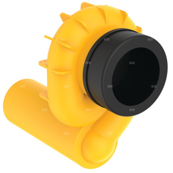 SYFON Z ODPŁYWEM POZIOMYM / UŻYJ W340067