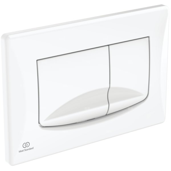 SOLEA PRZYCISK BIAŁY LOGO IS