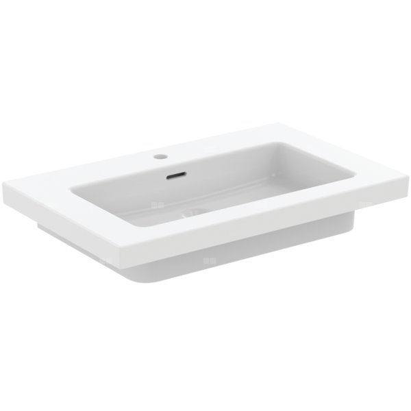 EXTRA Umywalka 80 1TH SILK WHITE