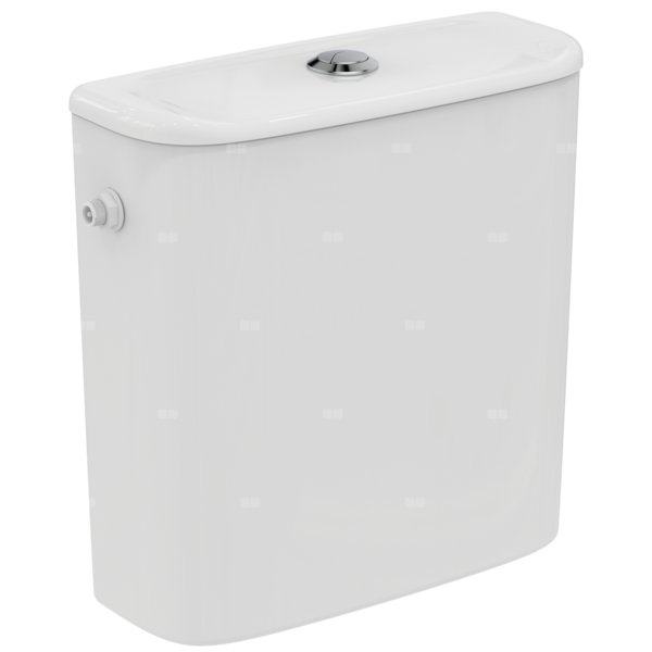 Zbiornik do toalety Vidima ULYSSE S 365x375 mm w biały połyskujący wykończeniu