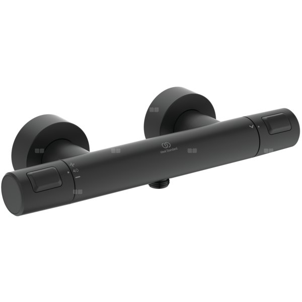 Bateria natryskowa ścienna IDEAL STANDARD CERATHERM T25, kolor mosiądz (malowany proszkowo) termostatyczna