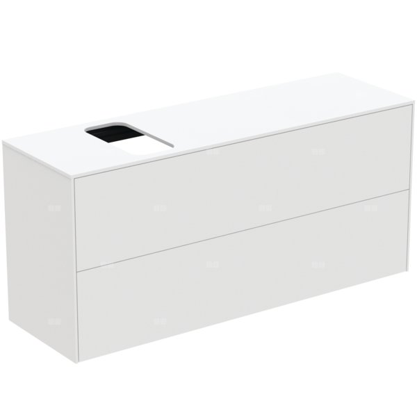 CONCA SZAFKA 120X37X55 2 DR+WTOP WHMT BC