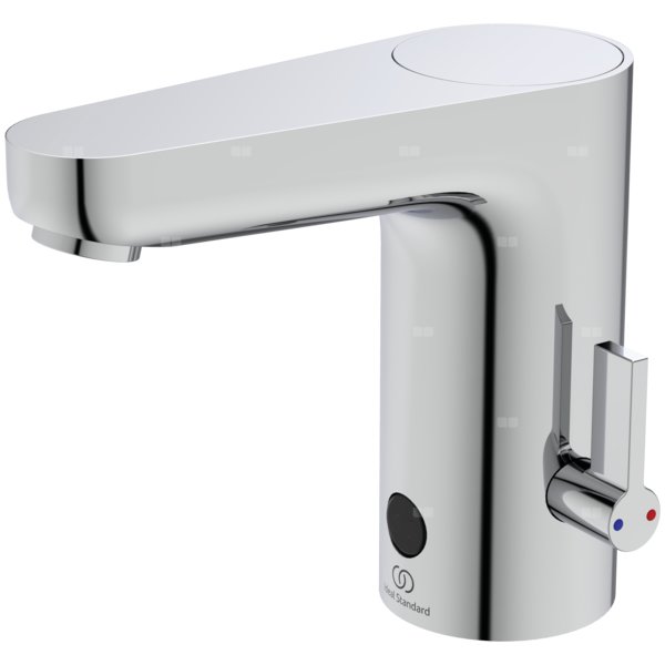 CERAPLUS Elektroniczna bateria umywalkowa stojąca z mieszaczem, zasilanie sieciowe