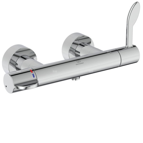 Bateria natryskowa natynkowa 313x151x150 mm, złącza S ON/OFF 22 l/min (3 bar) - CERAPLUS SAFE