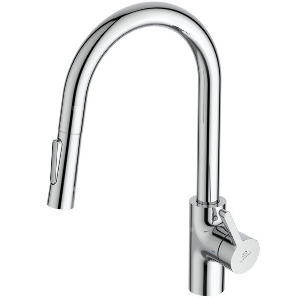 Bateria kuchenna 114x263x390 mm, wylewka 216 mm 6 l/min (3 bary) - CERALIFE