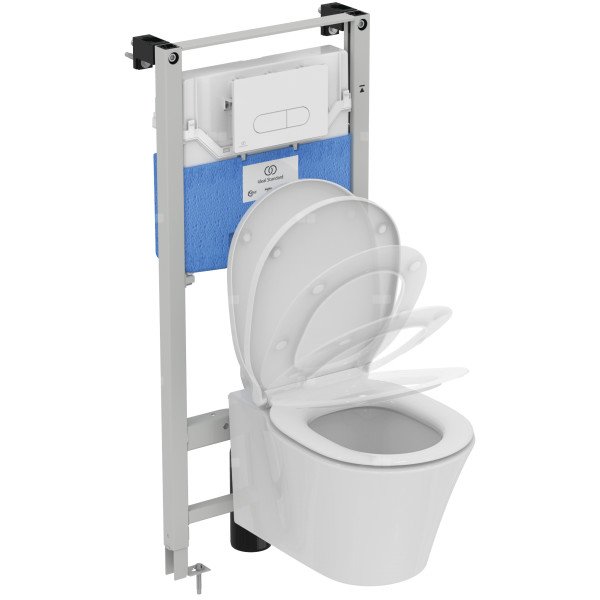 Pakiet podtynkowy, spłuczka, mechaniczna, odpływ poziomy - PROSYS PACKS