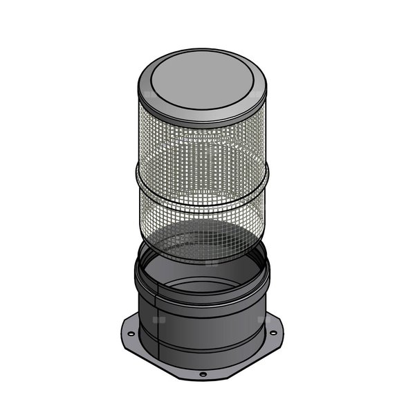 Kratka + Adapter 160 wlot powietrza 160 dla Victrix Pro V2 180