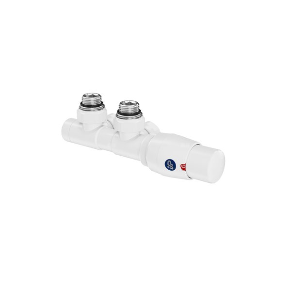 Zawór Z15 termostatyczny DUAL lewy C34 + złączki