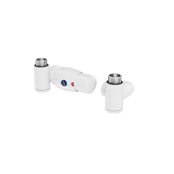 Z16 ZESTAW TERMOSTATYCZNY PRAWY Z TRÓJNIKIEM INTEGRA BIAŁY/WHITE MAT NA PEX