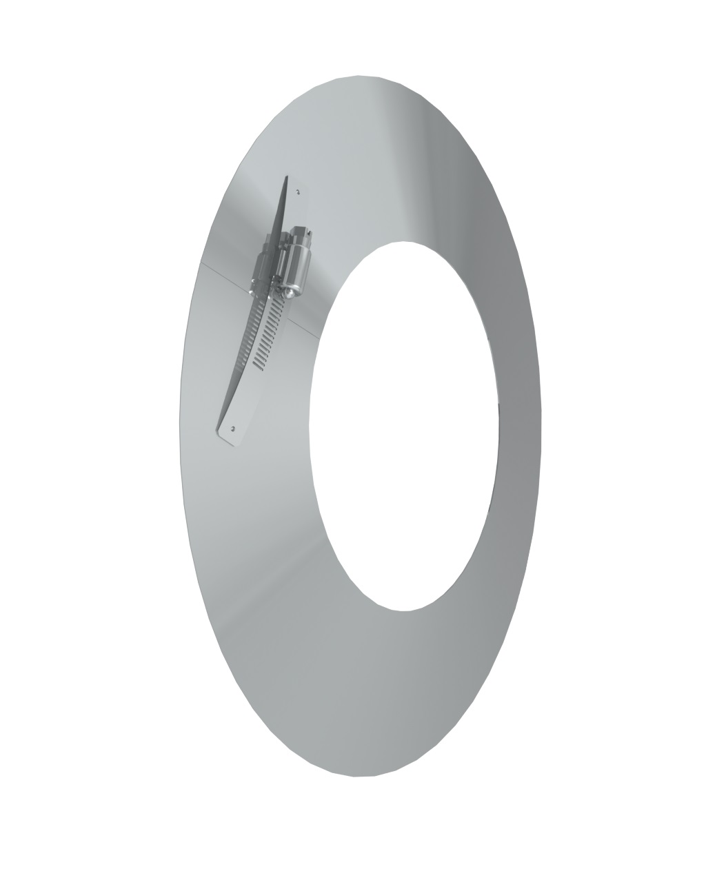 Kołnierz przeciwdeszczowy fi 80 mm JEREMIAS 360-TWIN31 stal nierdzewna