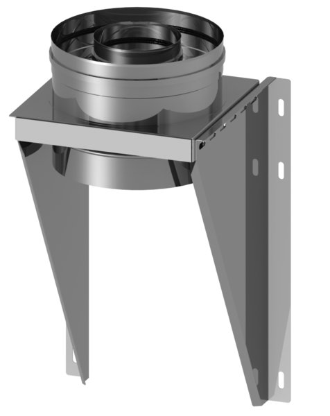 Uchwyt JEREMIAS CLV01 stal nierdzewna fi 140/225 mm (50-150 mm) (mocowanie - Blacha konsoli przesuwalna)