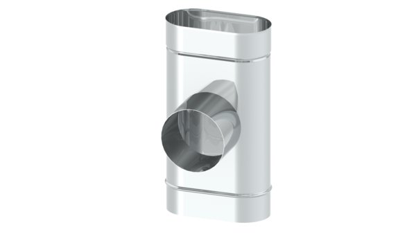 Trójnik z wyjściem po szerokiej stronie 87' JEREMIAS OV/EW0815S 130/220 mm x 160 mm