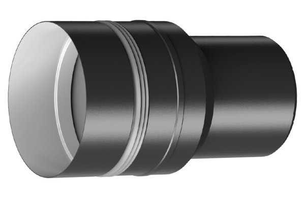 Złączka fi100/80mm RAL9011MB