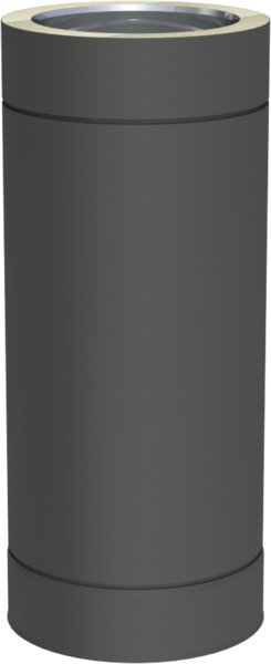 Rura dł. 500mm fi130mm lakierowana na czarno