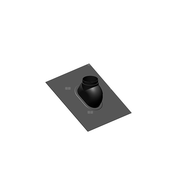 Przejście przez dach 0st.-48st. fi100mm kolor czarny RAL9005