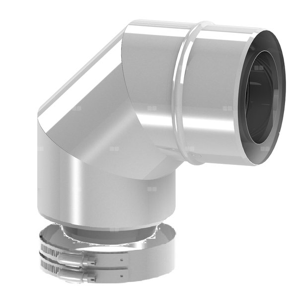 Kolano podłączeniowe do kotła 60/100-60/100 ARISTON Cares, Clas, Genus, Alteas